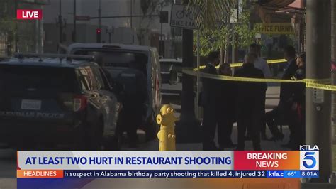 At least 2 people shot inside Glendale restaurant 